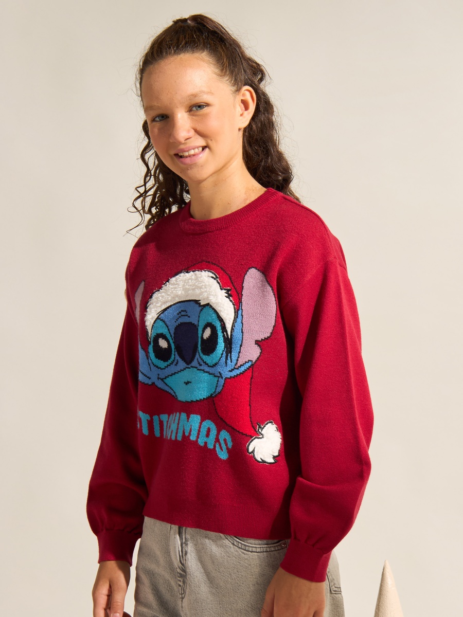 Stitch Print Sweater