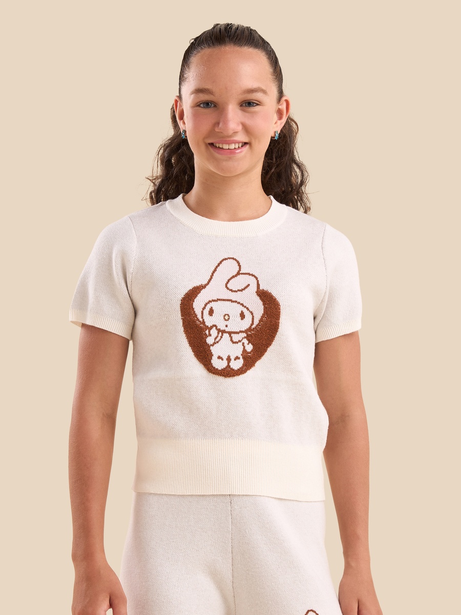 My Melody Print Jacquard Sweater
