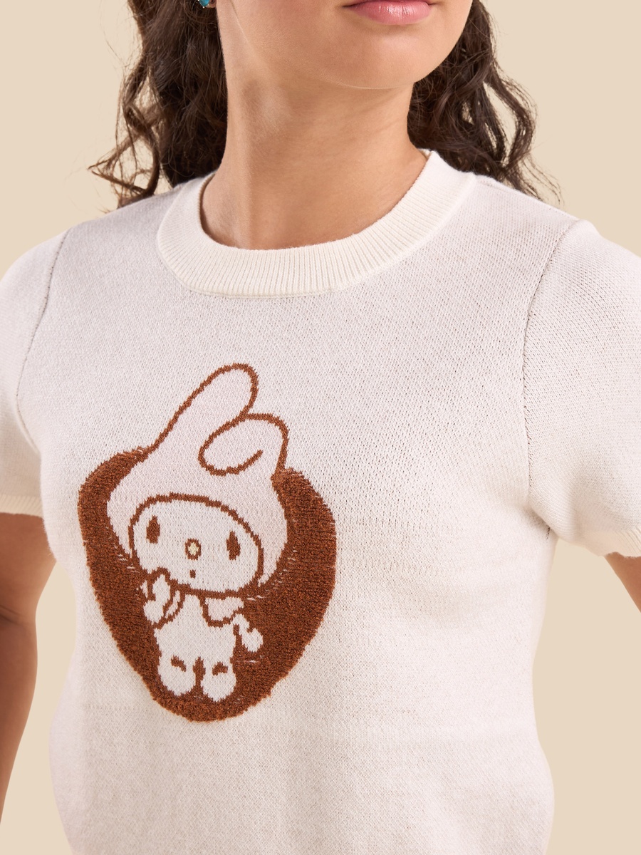My Melody Print Jacquard Sweater