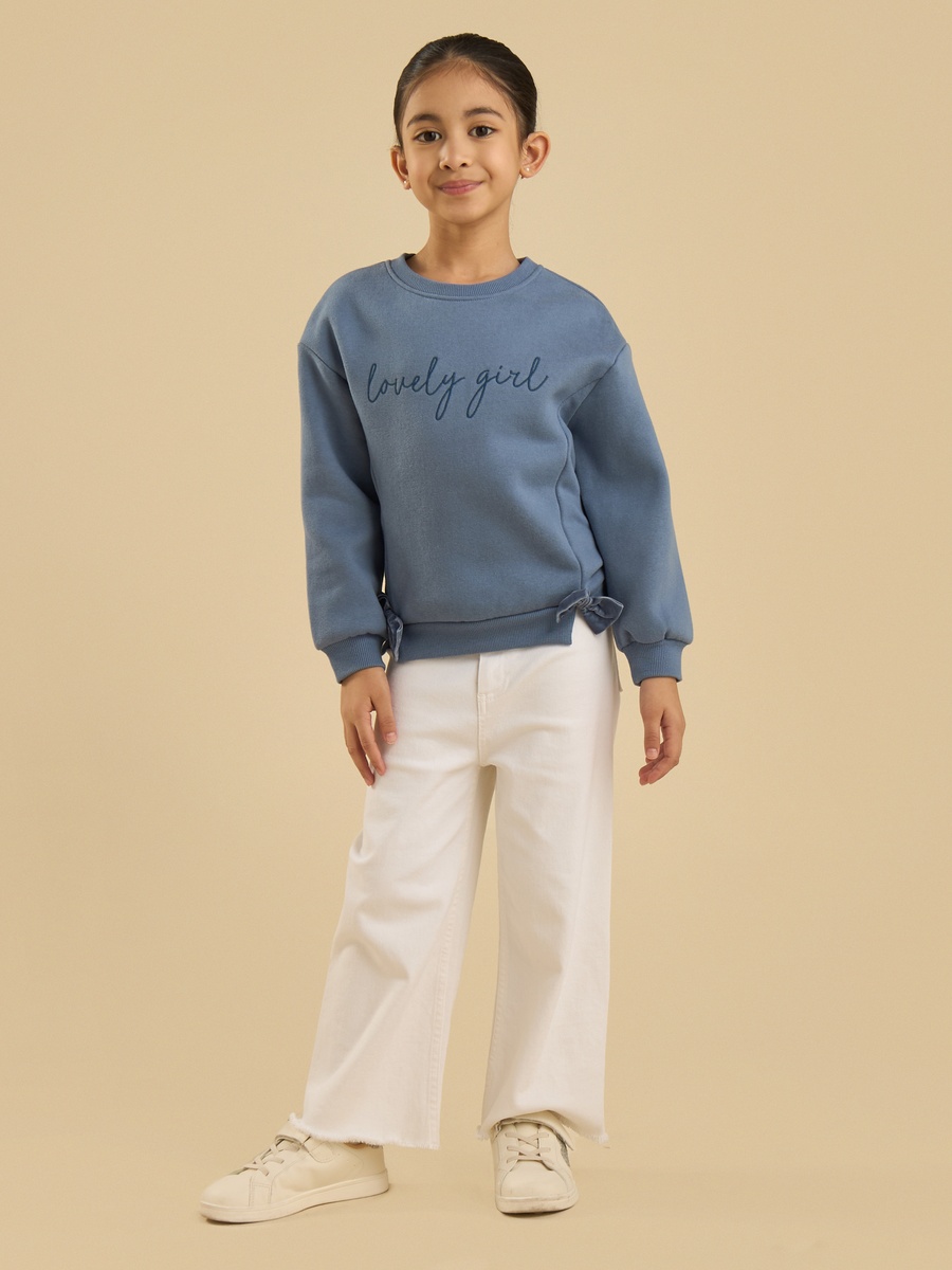 Bow Accent Sweatshirt