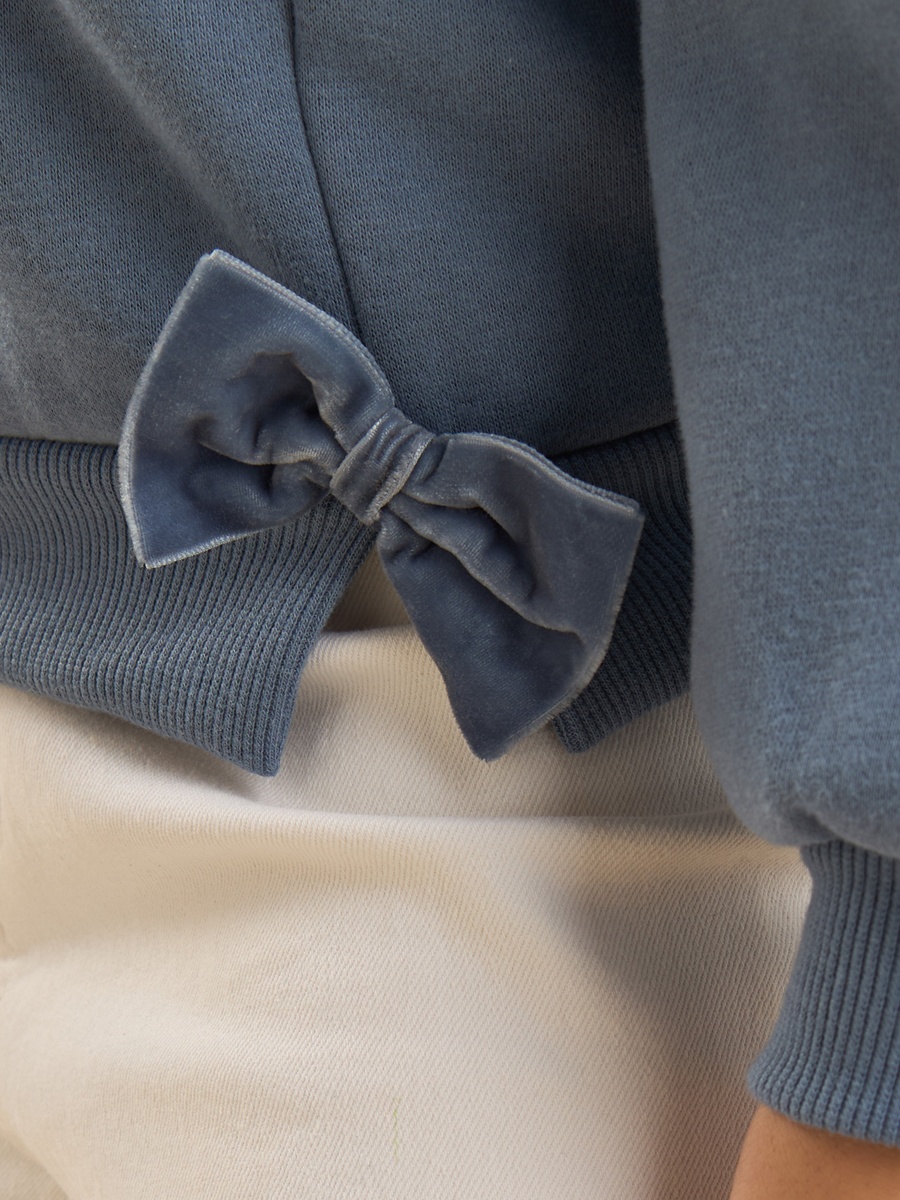 Bow Accent Sweatshirt