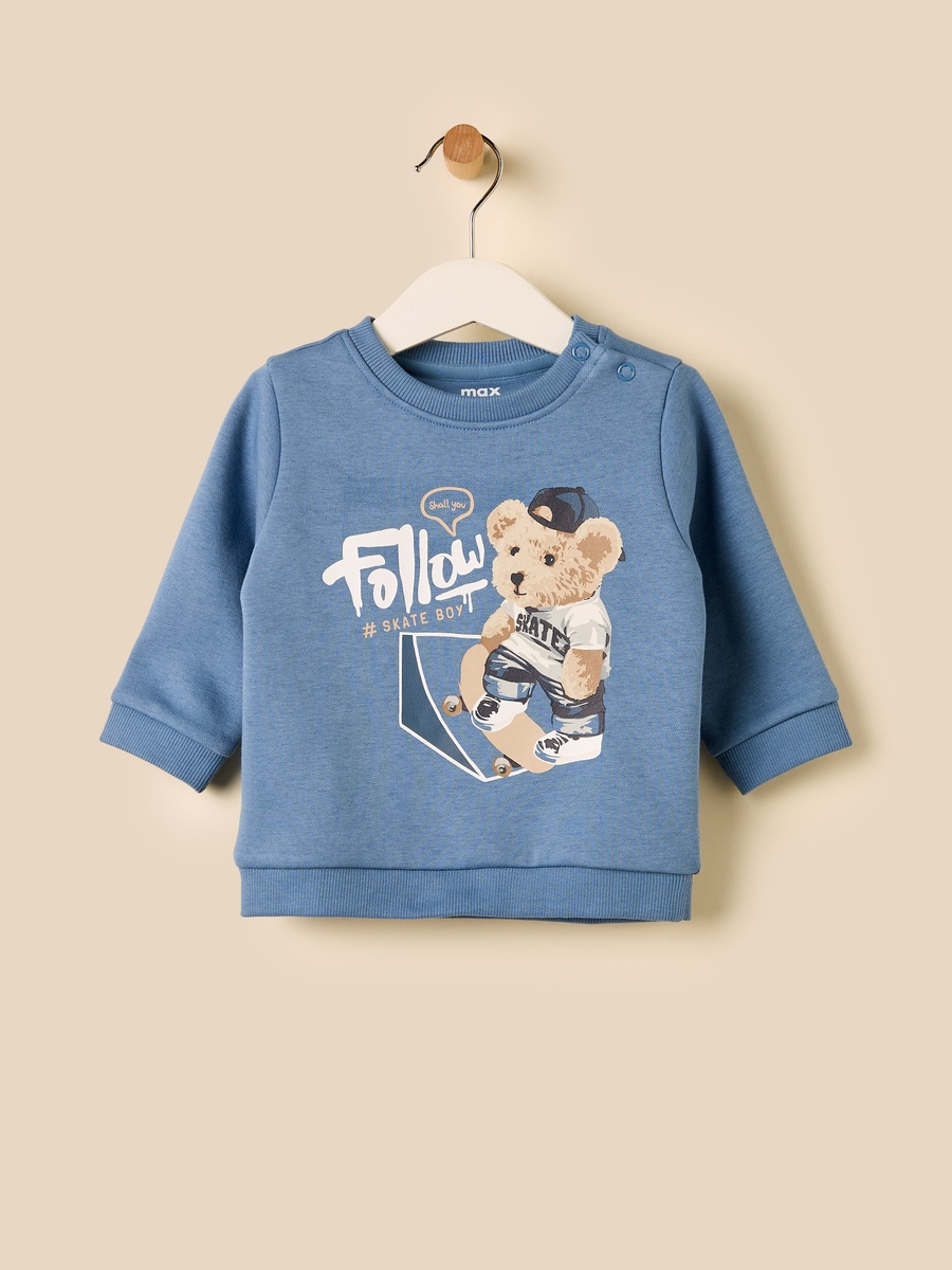Bear Print Sweatshirt