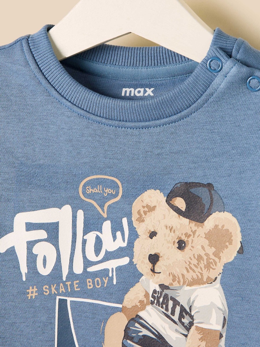 Bear Print Sweatshirt