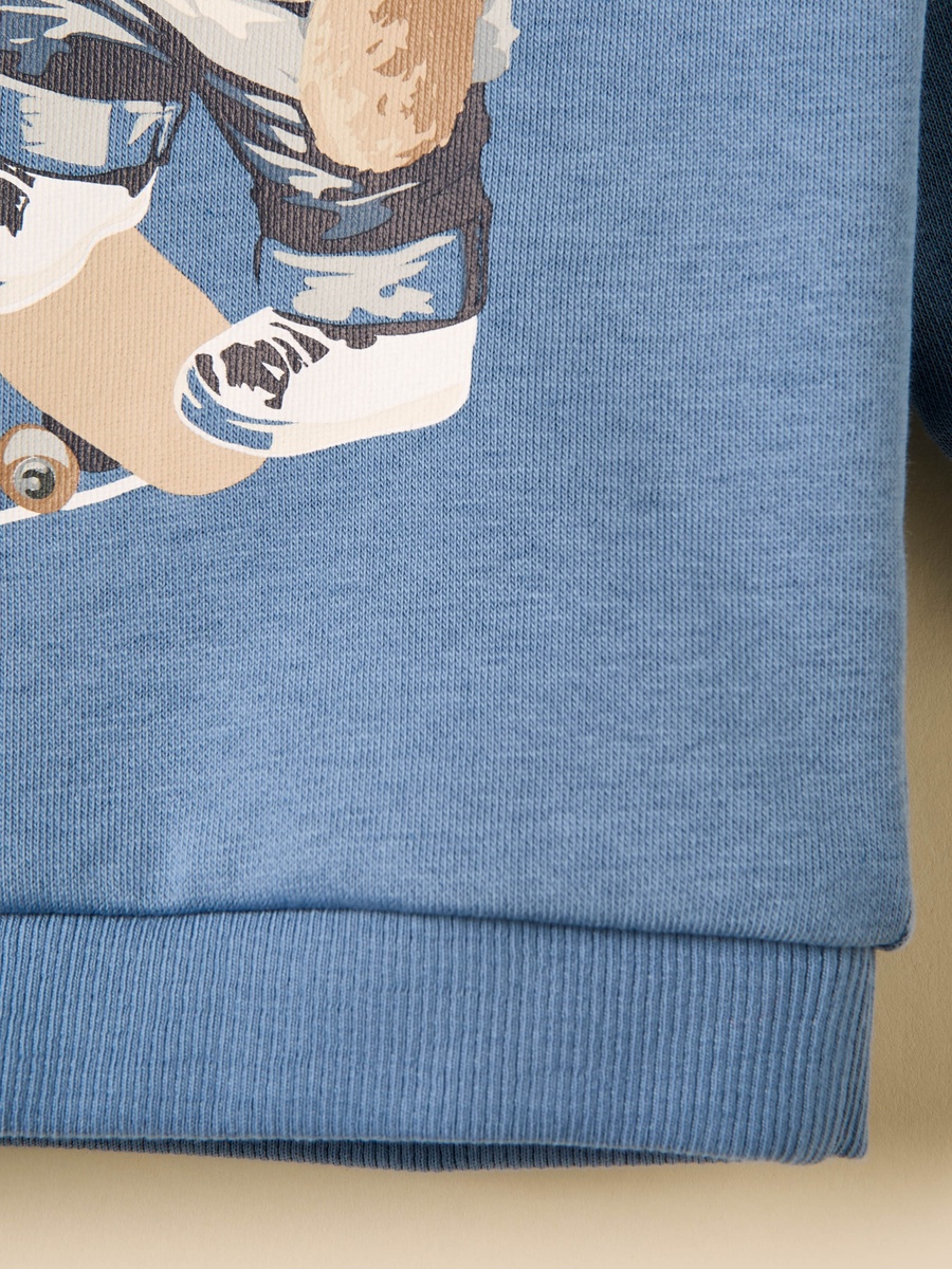 Bear Print Sweatshirt