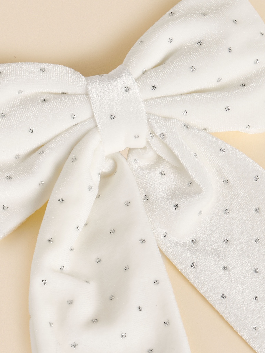 Embellished Bow Barrette Hair Clip