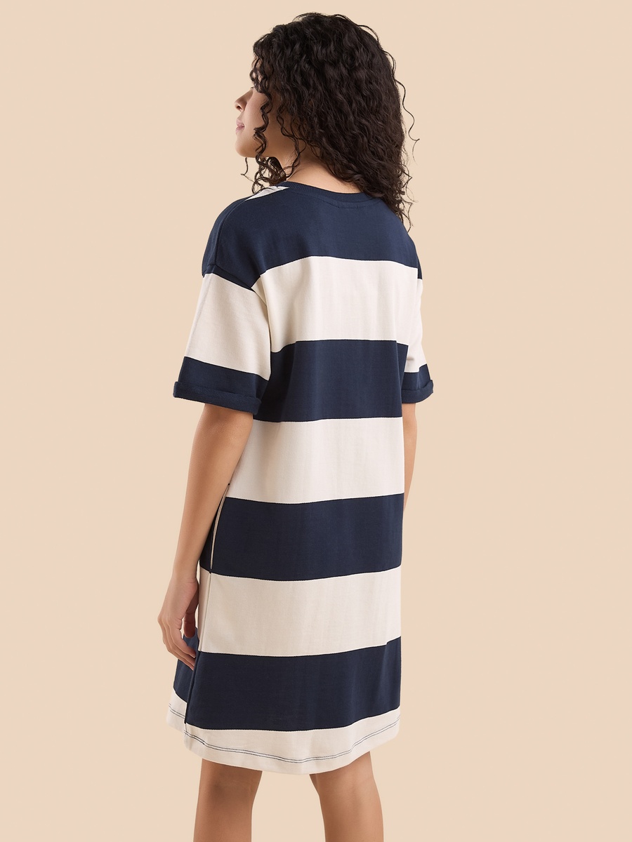 Striped Straight Fit Dress
