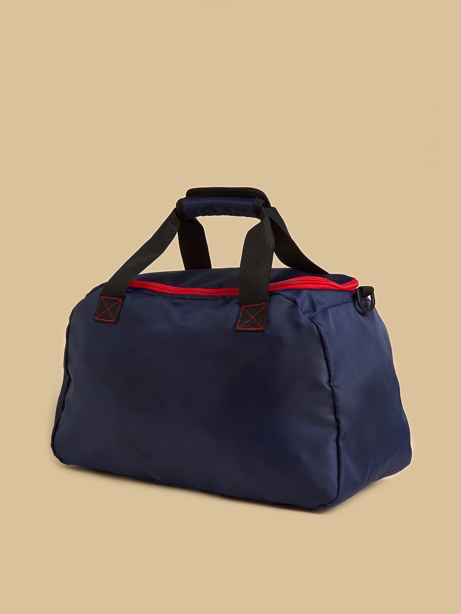 Spider-Man Print Duffle Bag with Double Handles and Zip Closure