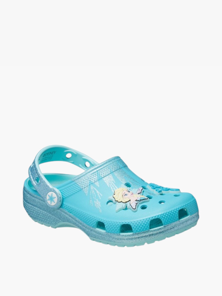 صندل كلوج بحزام خلفي وزينة إلسا من فروزن للبنات من كروكس
