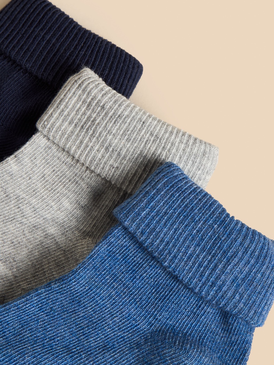 Pack of 3 - Antiskid Ankle Length Socks