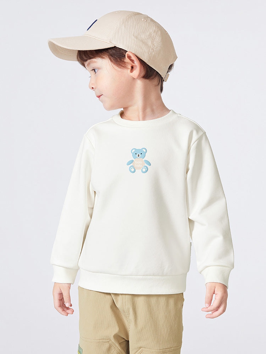 Sweatshirt with Bear Print