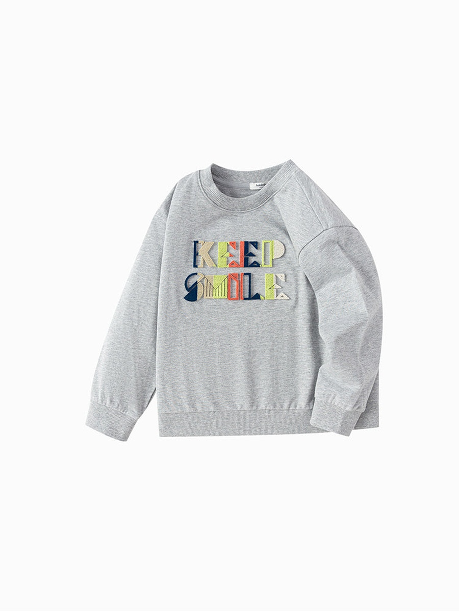 Sweatshirt with Puff Print