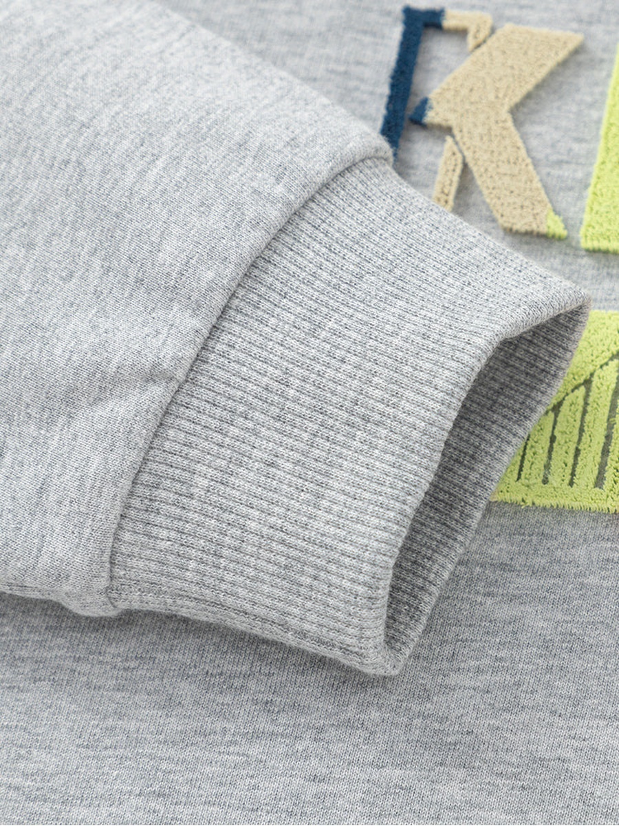 Sweatshirt with Puff Print