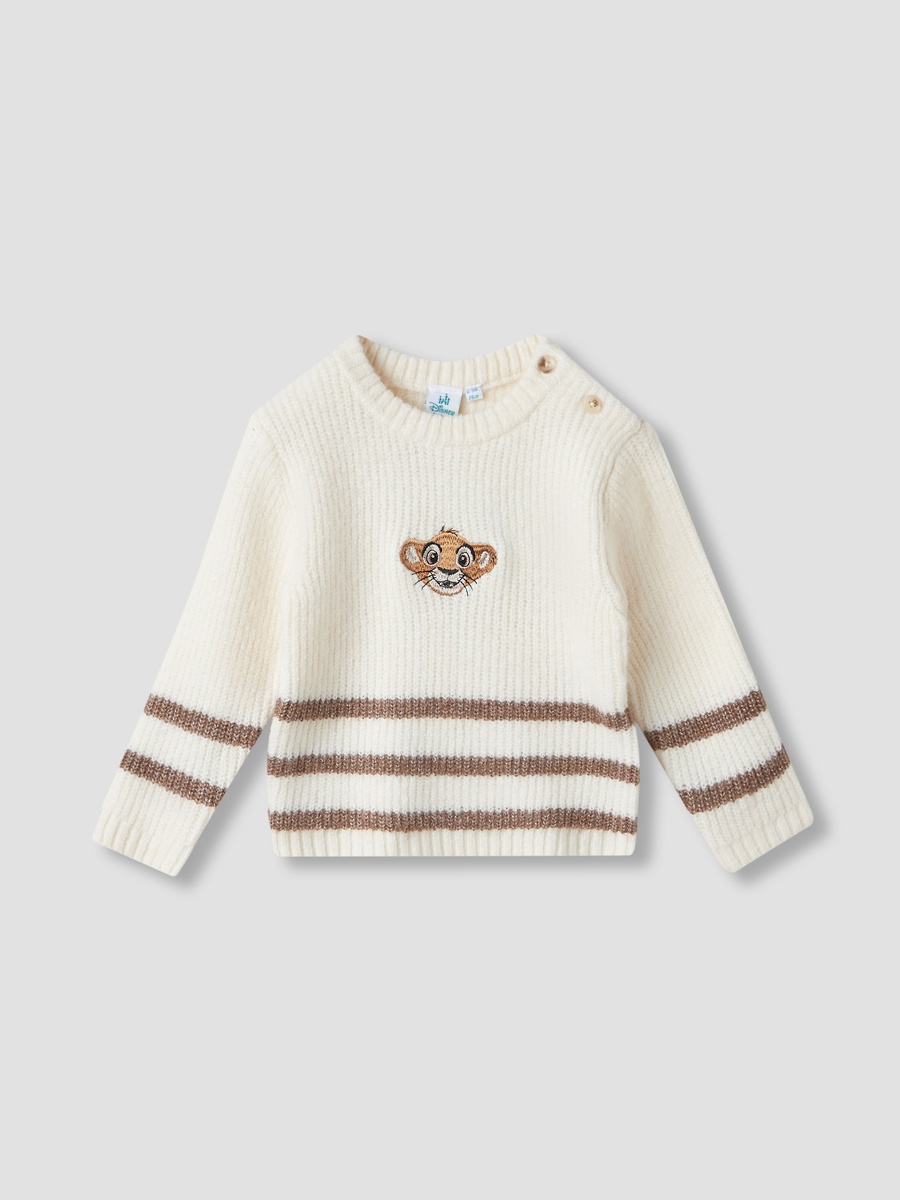 Simba Embroidered Pullover with Long Sleeves