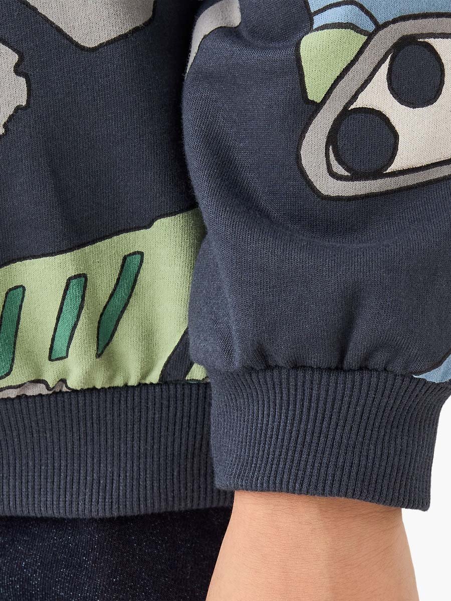 Construction Vehicle Print Pullover