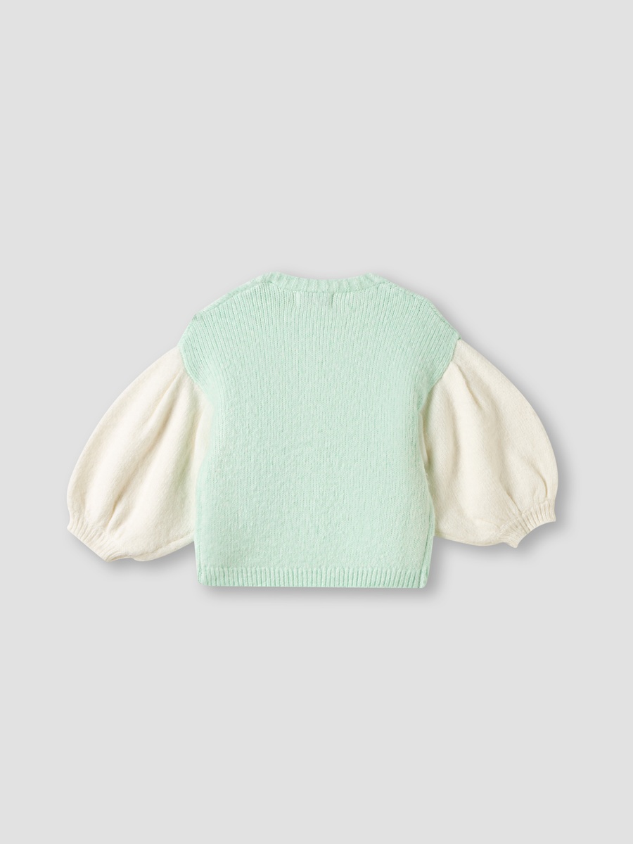 Textured Cardigan with Long Sleeves