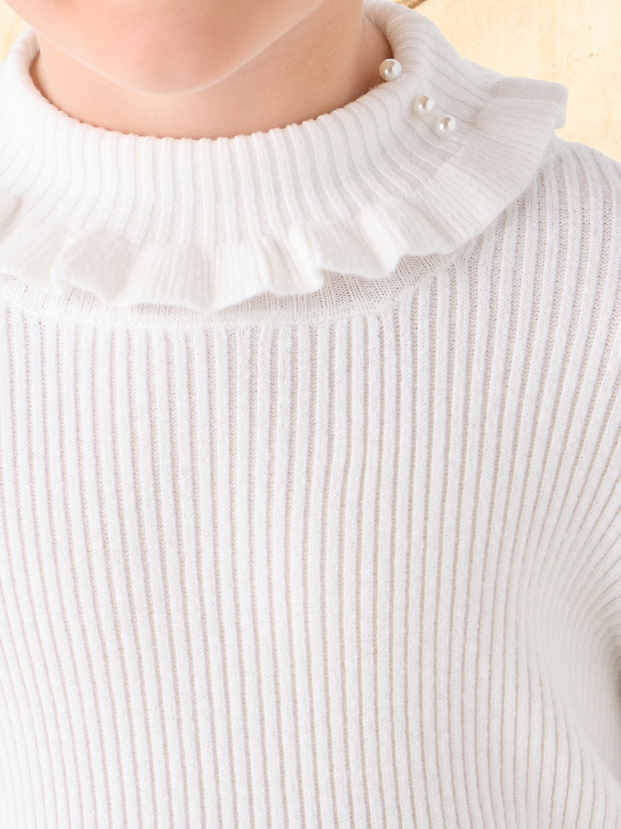 Ribbed Pullover with Long Sleeves