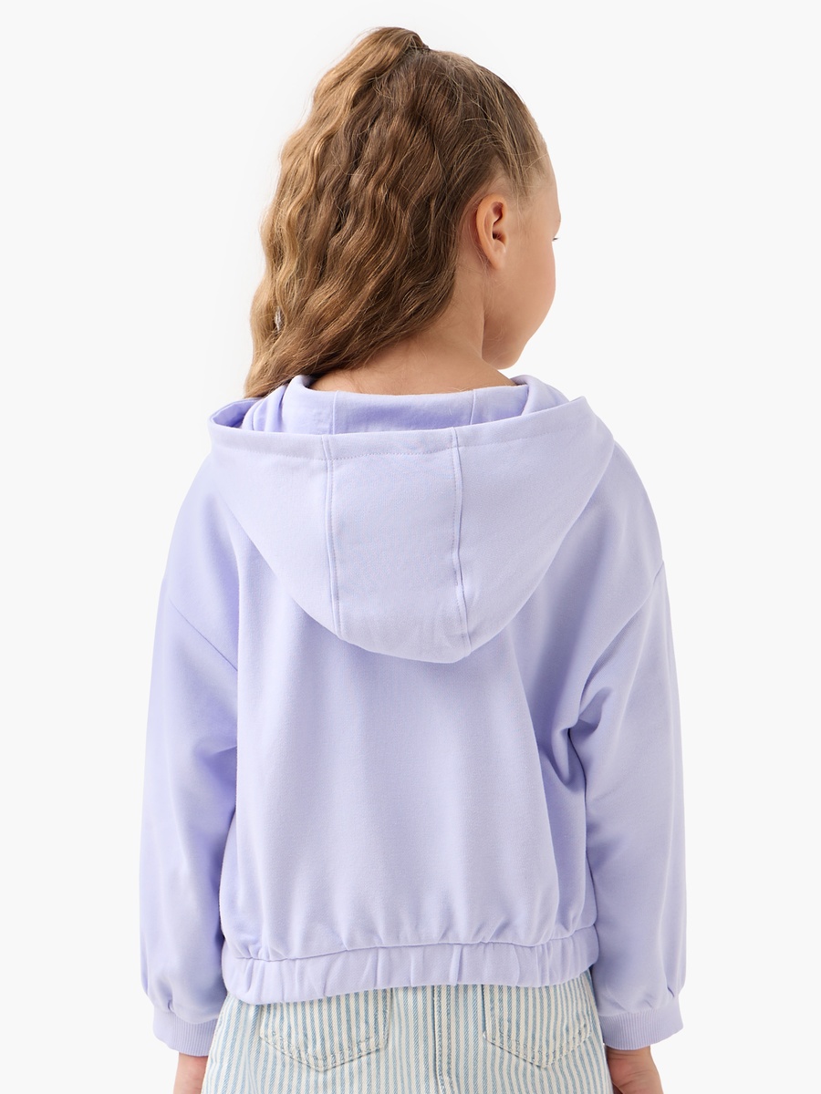 Bunny Print Pullover with Hood