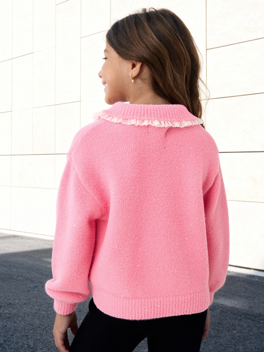 Embellished Sweater with Collar