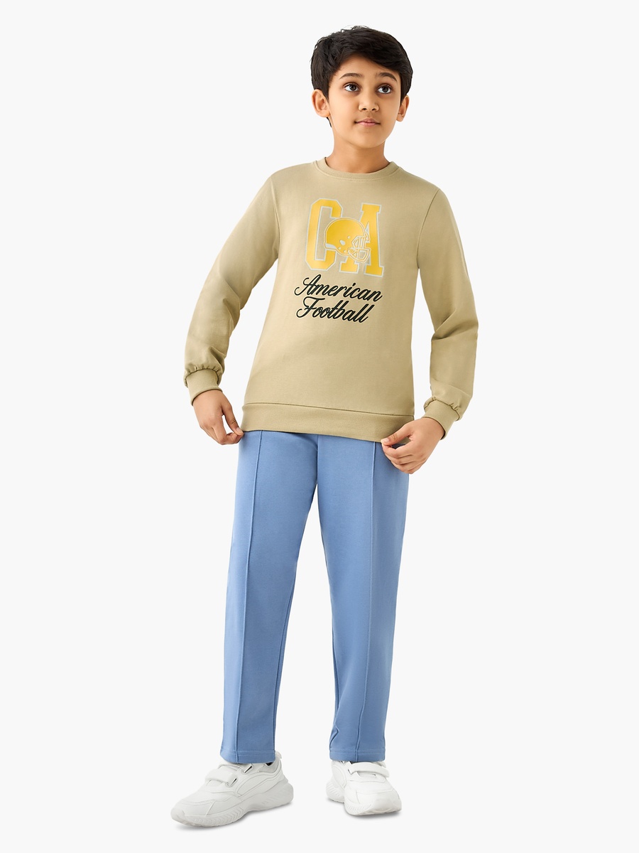 Printed Sweatshirt with Long Sleeves