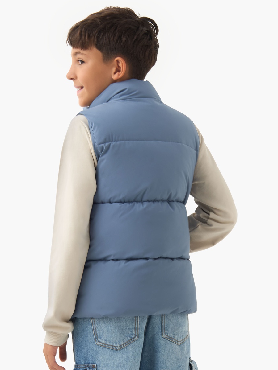 Padded Gilet with Zip Closure