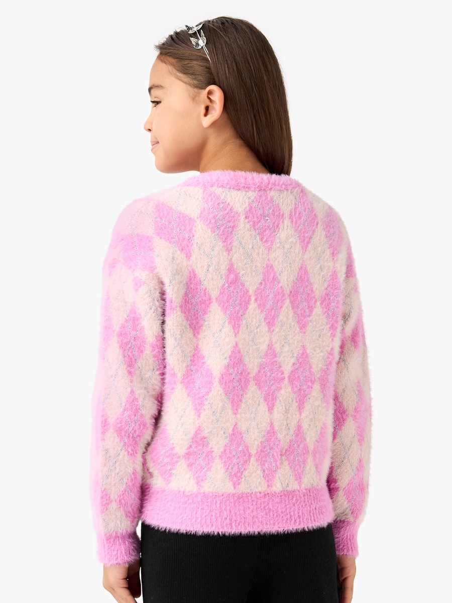 Hello Kitty Cardigan with V Neck and Long Sleeves