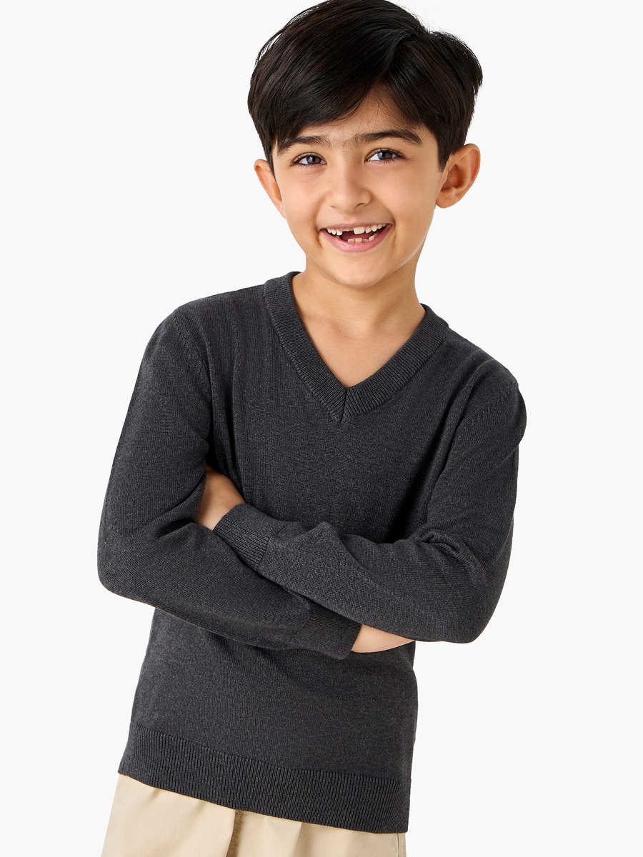 سويتر سادة بأكمام طويلة