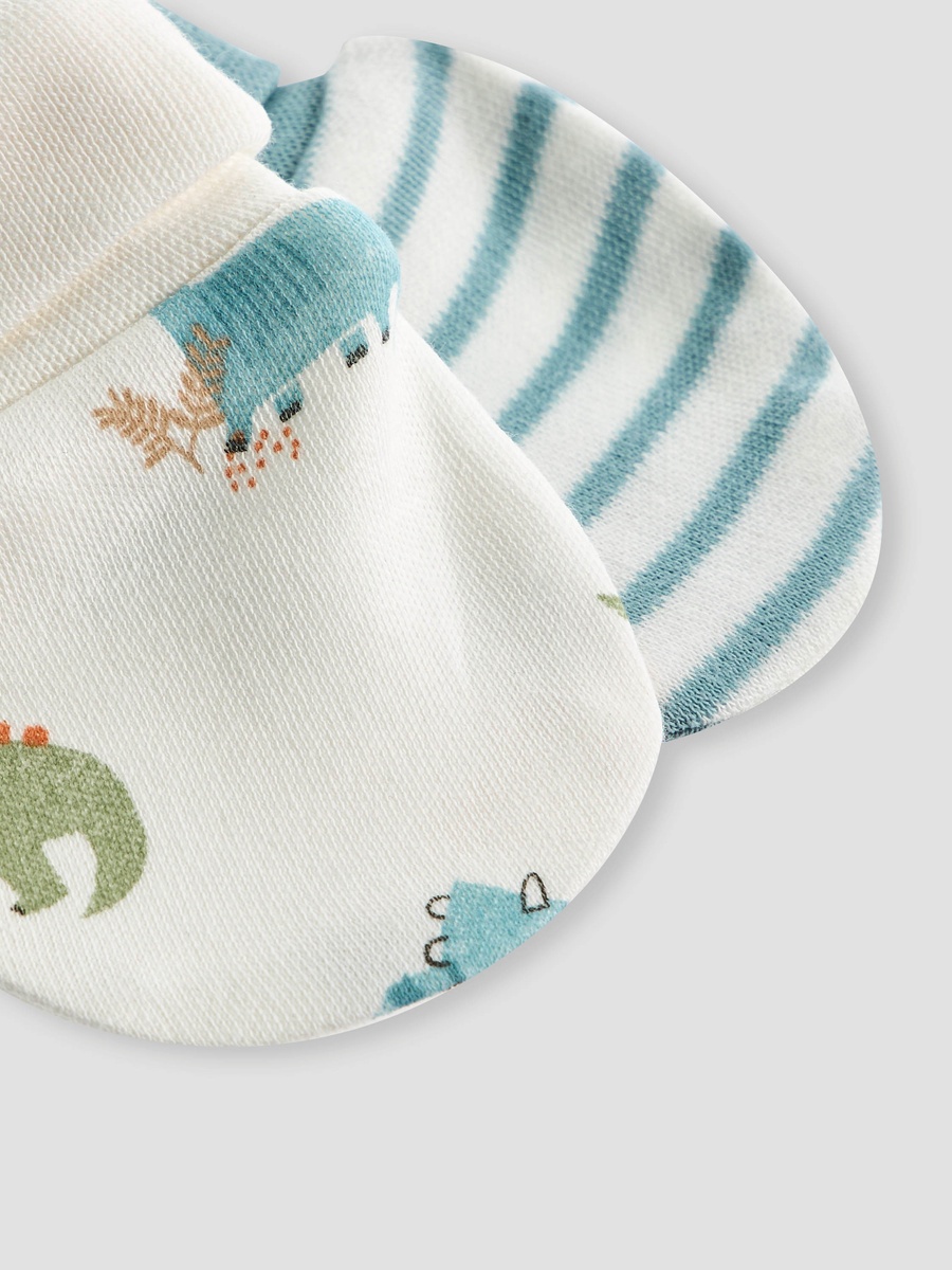 Dinosaur Print Mittens - Set of 2