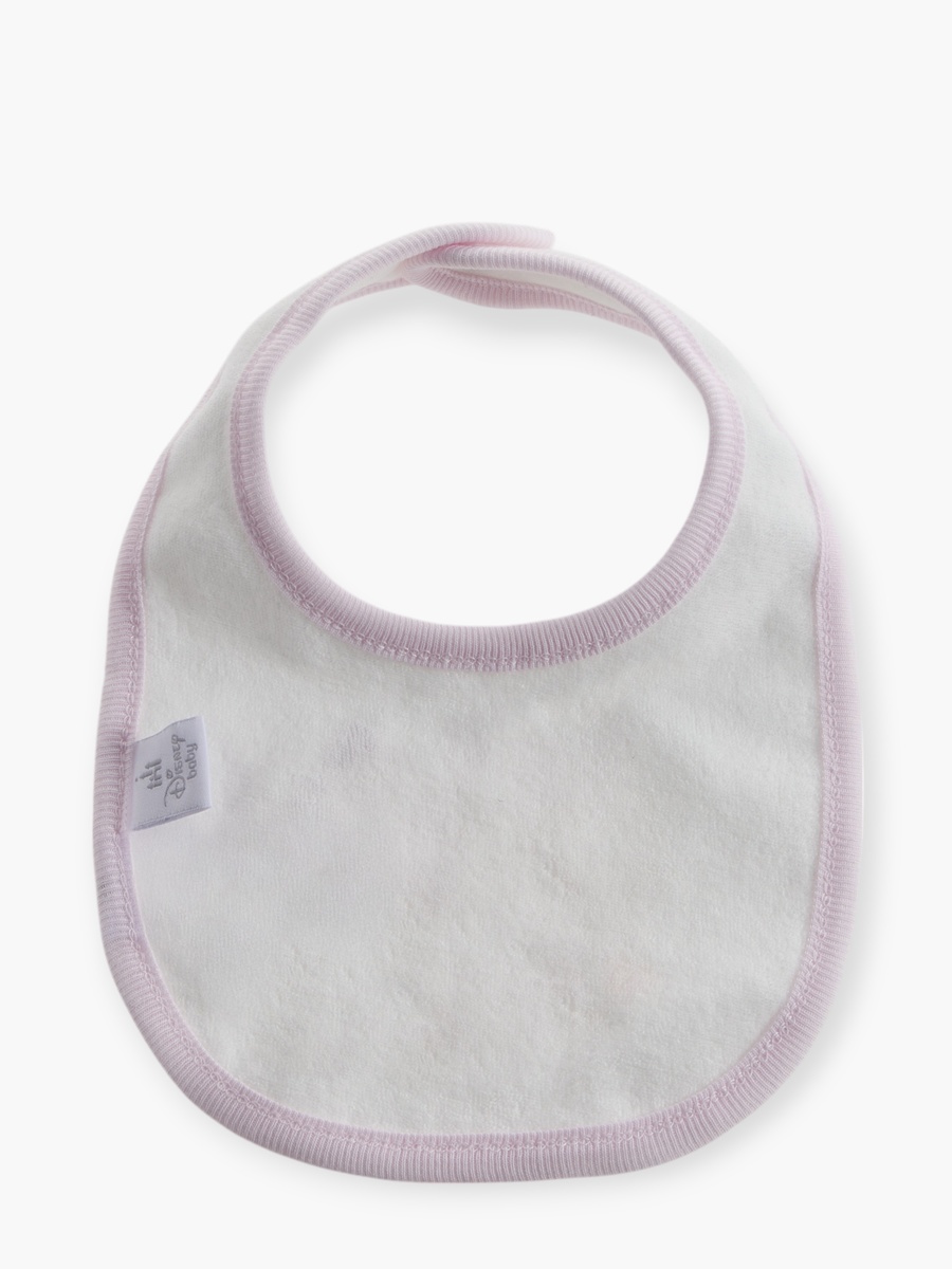 Daisy Duck and Minnie Mouse Print Bib with Button Closure