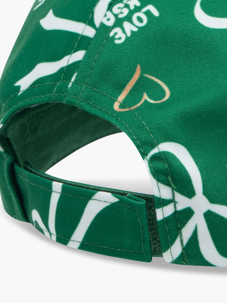 Printed Cap with Hook and Loop Strap Closure