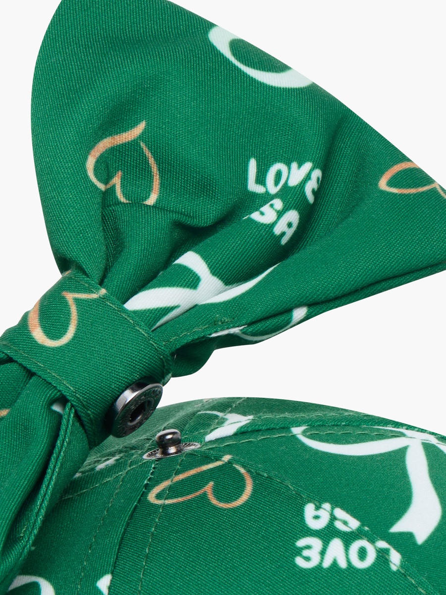 Printed Cap with Hook and Loop Strap Closure