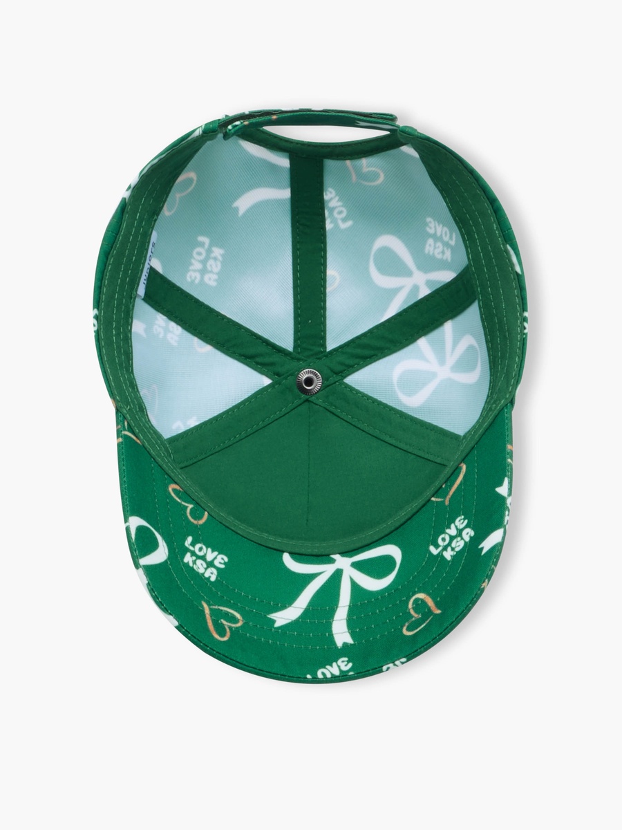 Printed Cap with Hook and Loop Strap Closure