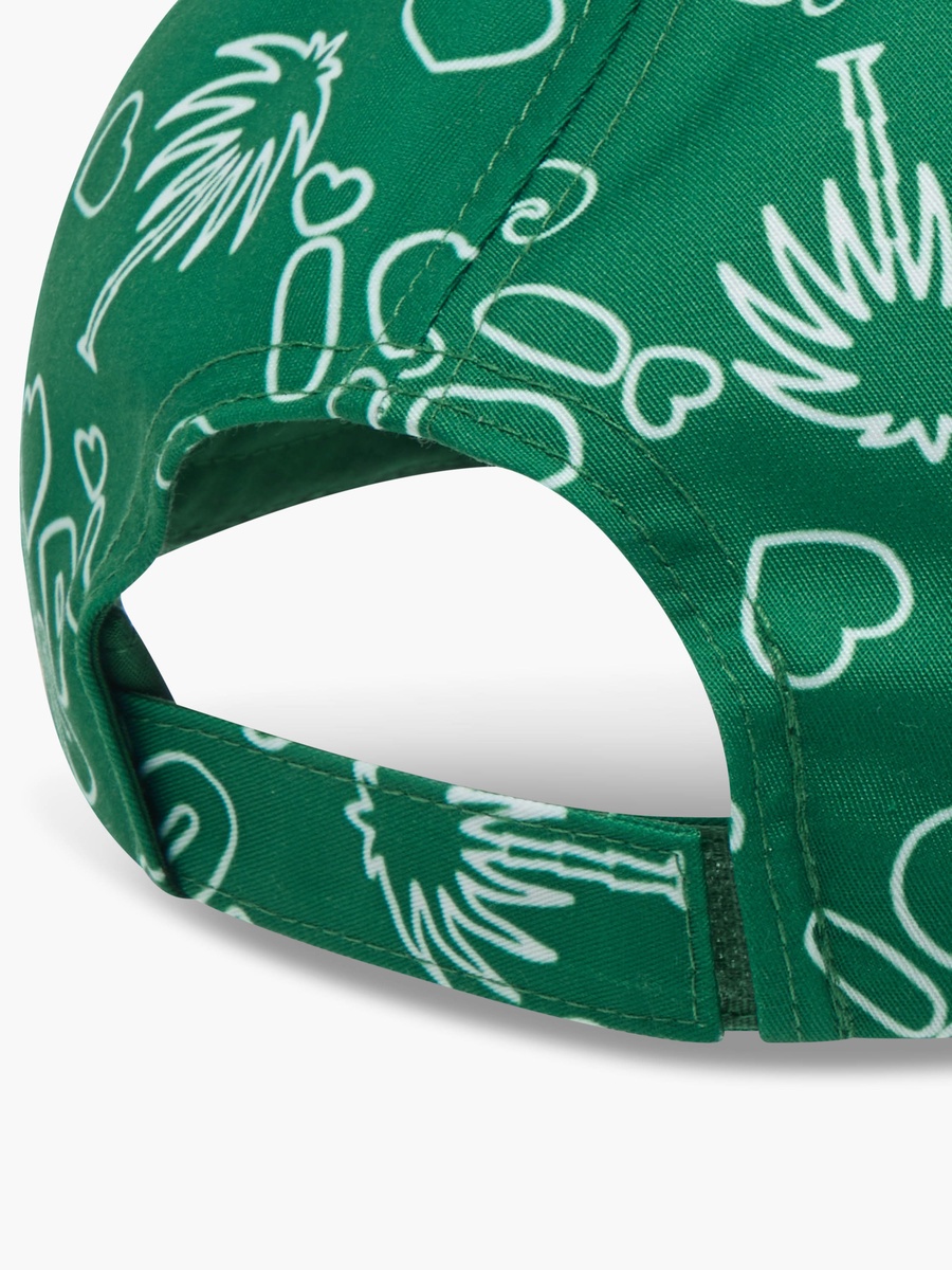Saudi Arabia National Day Print Cap with Hook and Loop Closure