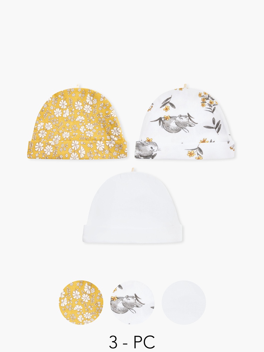 Assorted Beanie Cap - Set of 3