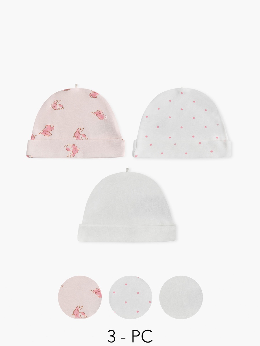 Assorted Beanie Cap - Set of 3