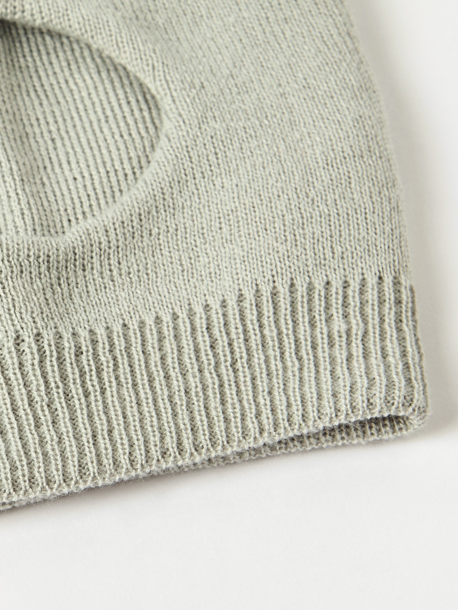 Monkey Cap with Pom-Pom Detail