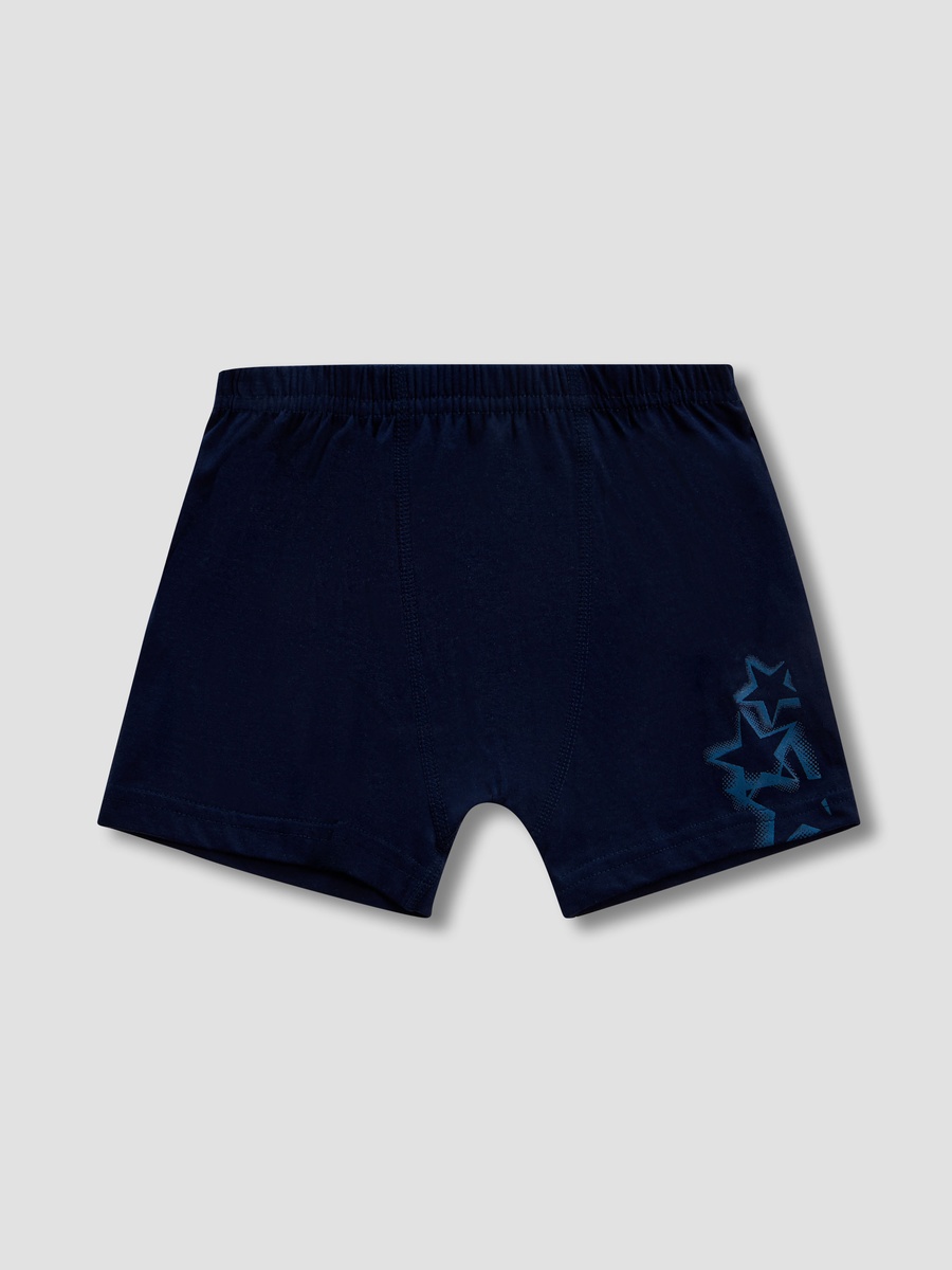 Printed Boxers with Elasticated Waistband - Set of 7