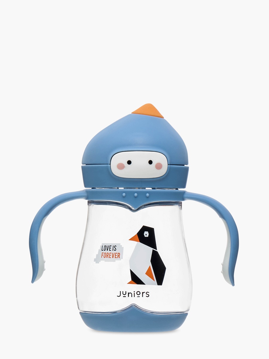 Penguin Print Tritan Sipper Cup with Handles - 240 ml