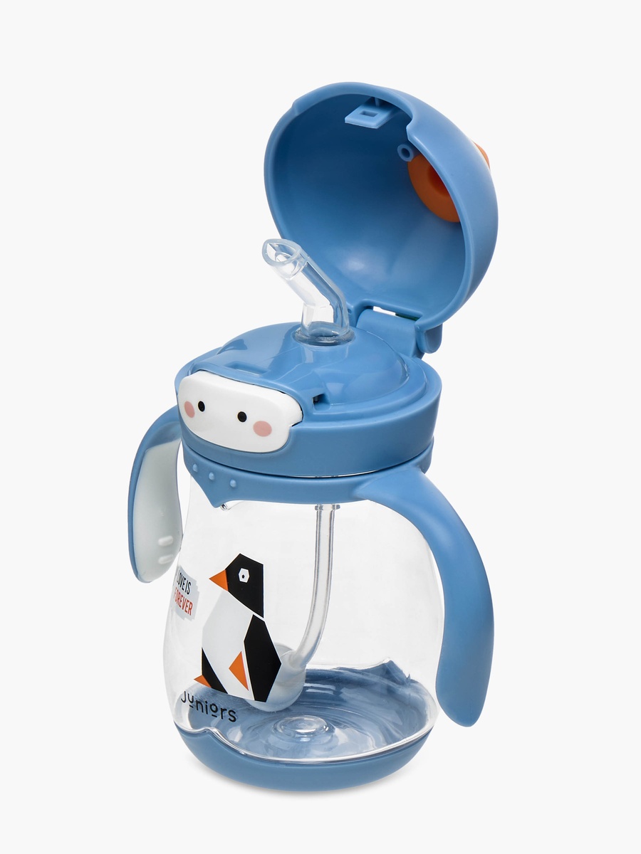 Penguin Print Tritan Sipper Cup with Handles - 240 ml