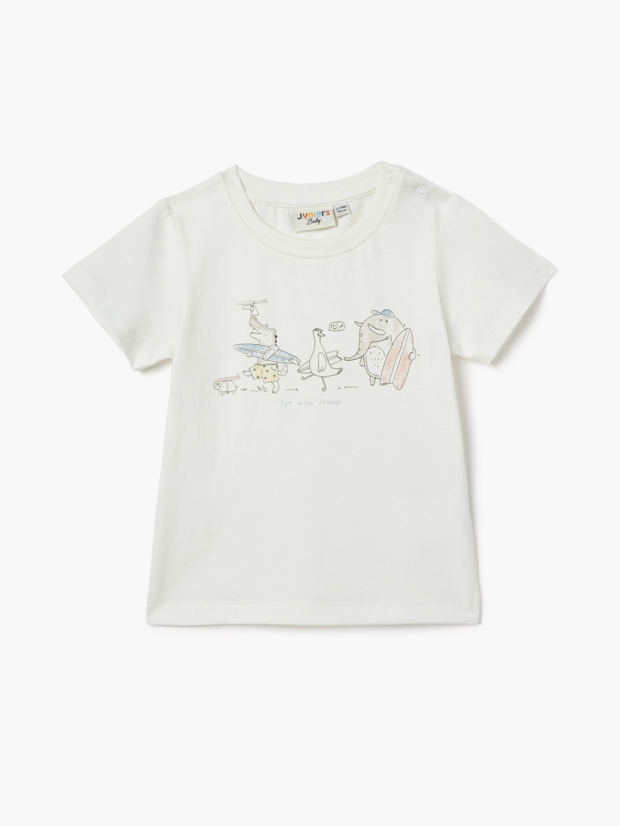 Printed T-Shirt with Short Sleeves