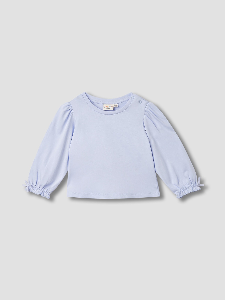 Solid T-Shirt with Long Sleeves