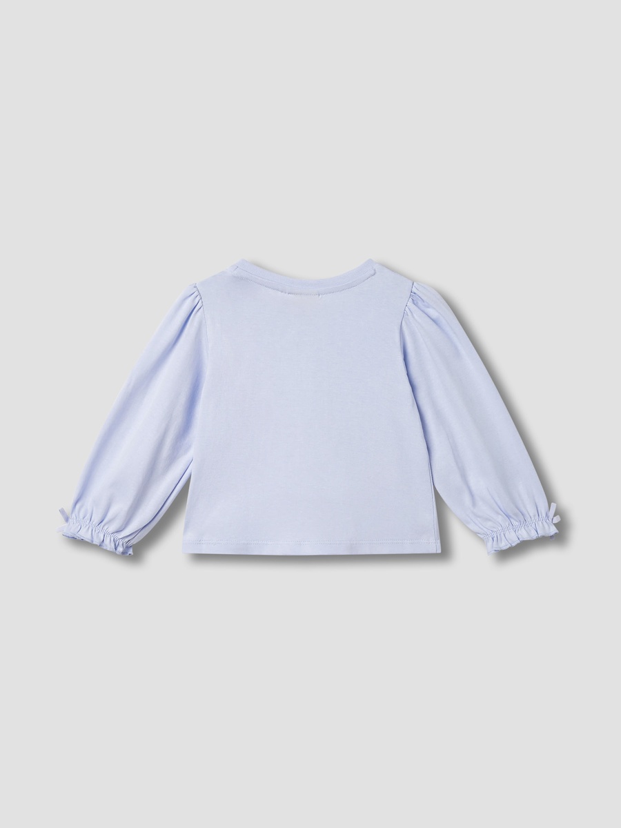 Solid T-Shirt with Long Sleeves