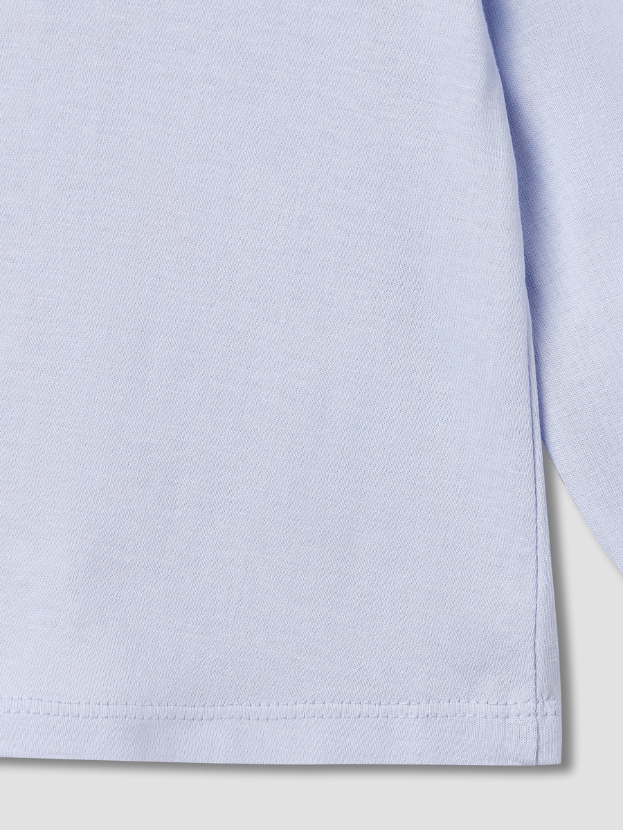 Solid T-Shirt with Long Sleeves