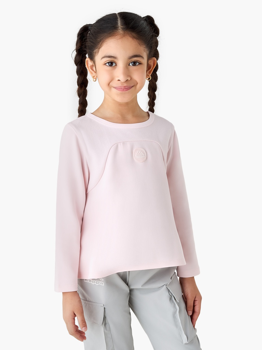 Panelled Long-Sleeved T-Shirt