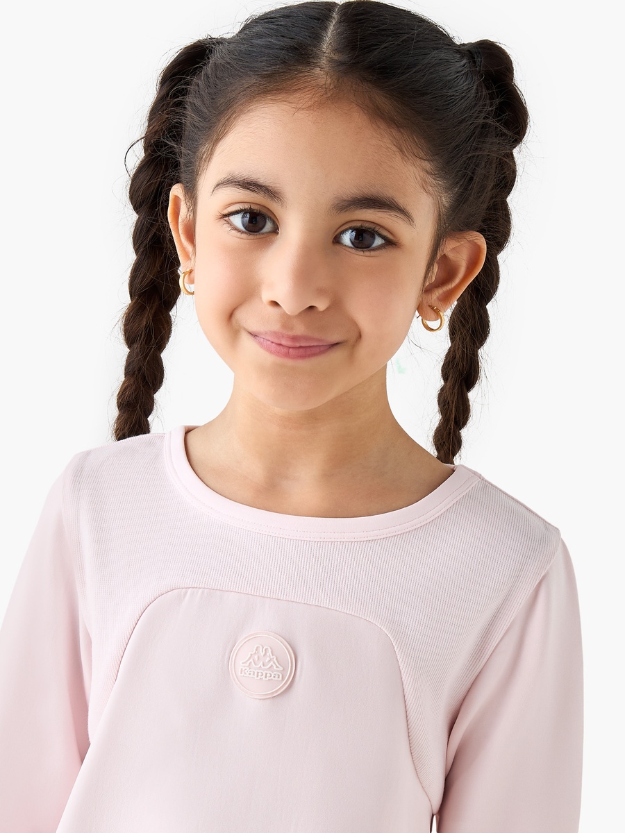Panelled Long-Sleeved T-Shirt