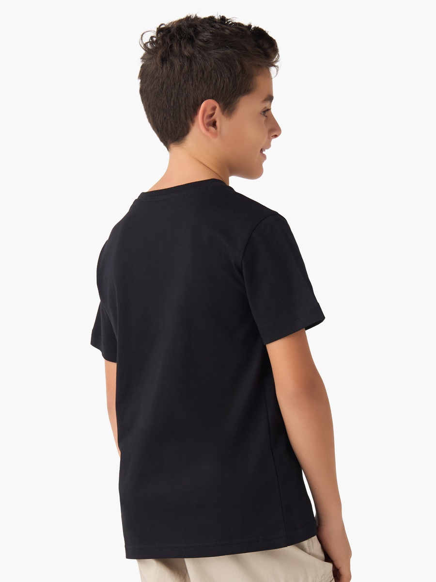 T-Shirt with Graphic Print - Cotton - Short Sleeves