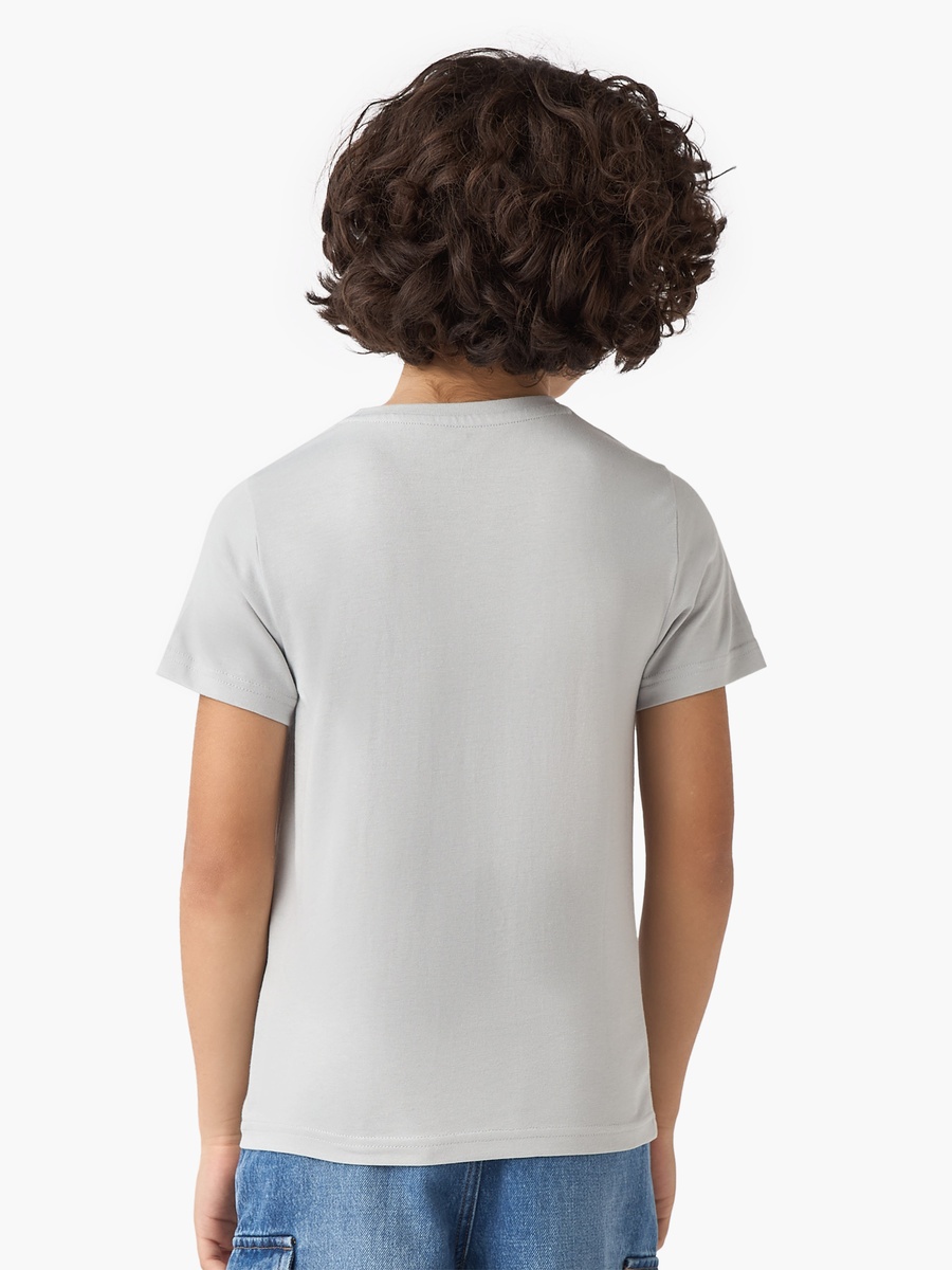 Graphic Print T-Shirt with Short Sleeves
