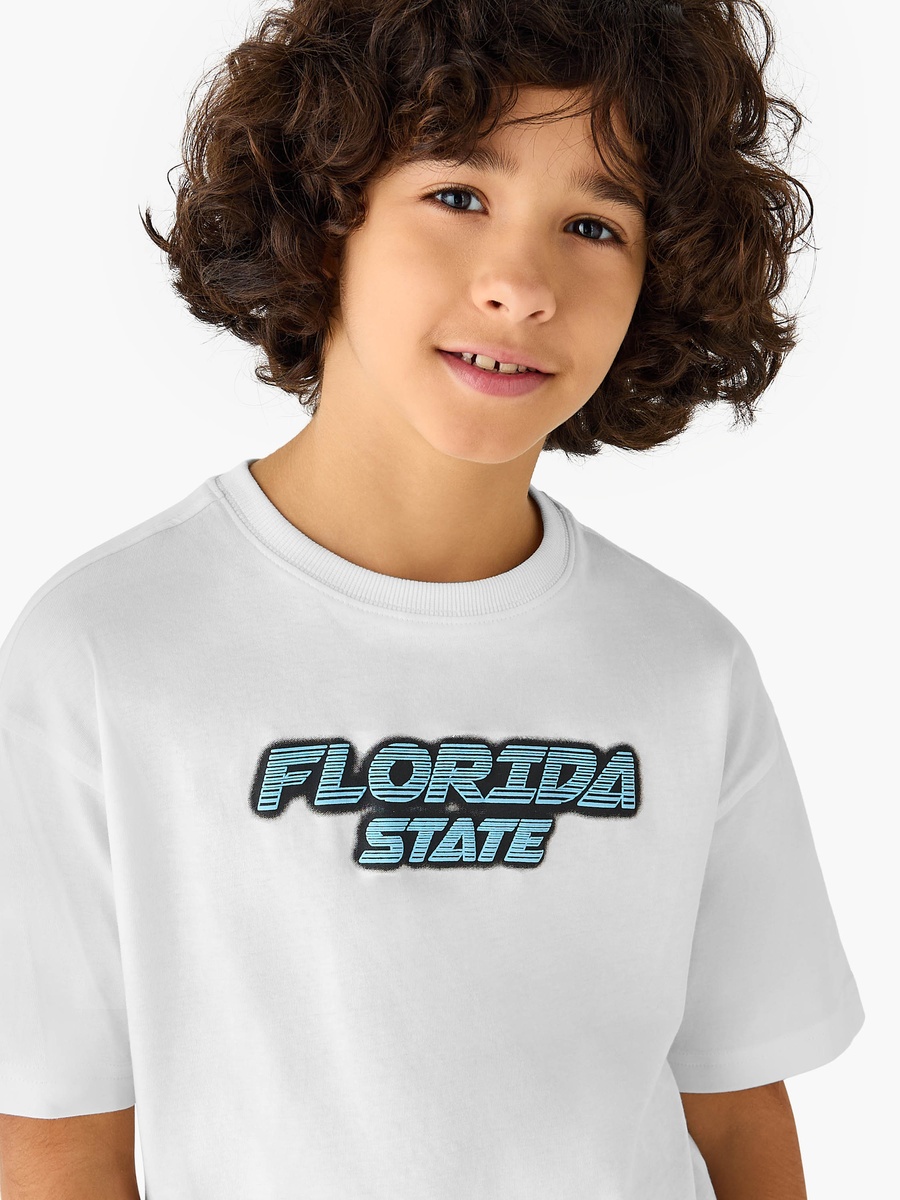 Typographic Print T-Shirt