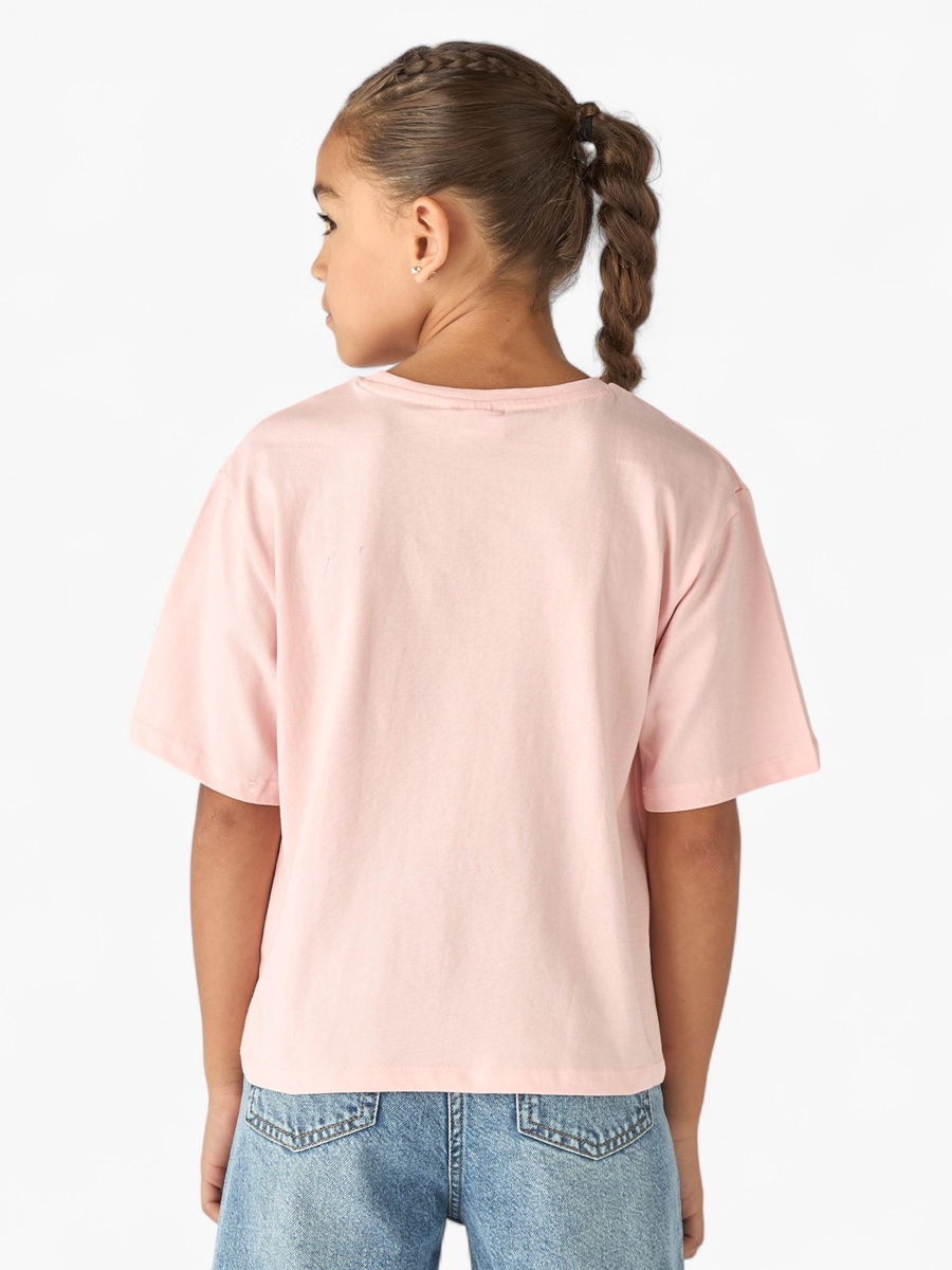 Hello Kitty and Friends Print T-Shirt with Short Sleeves
