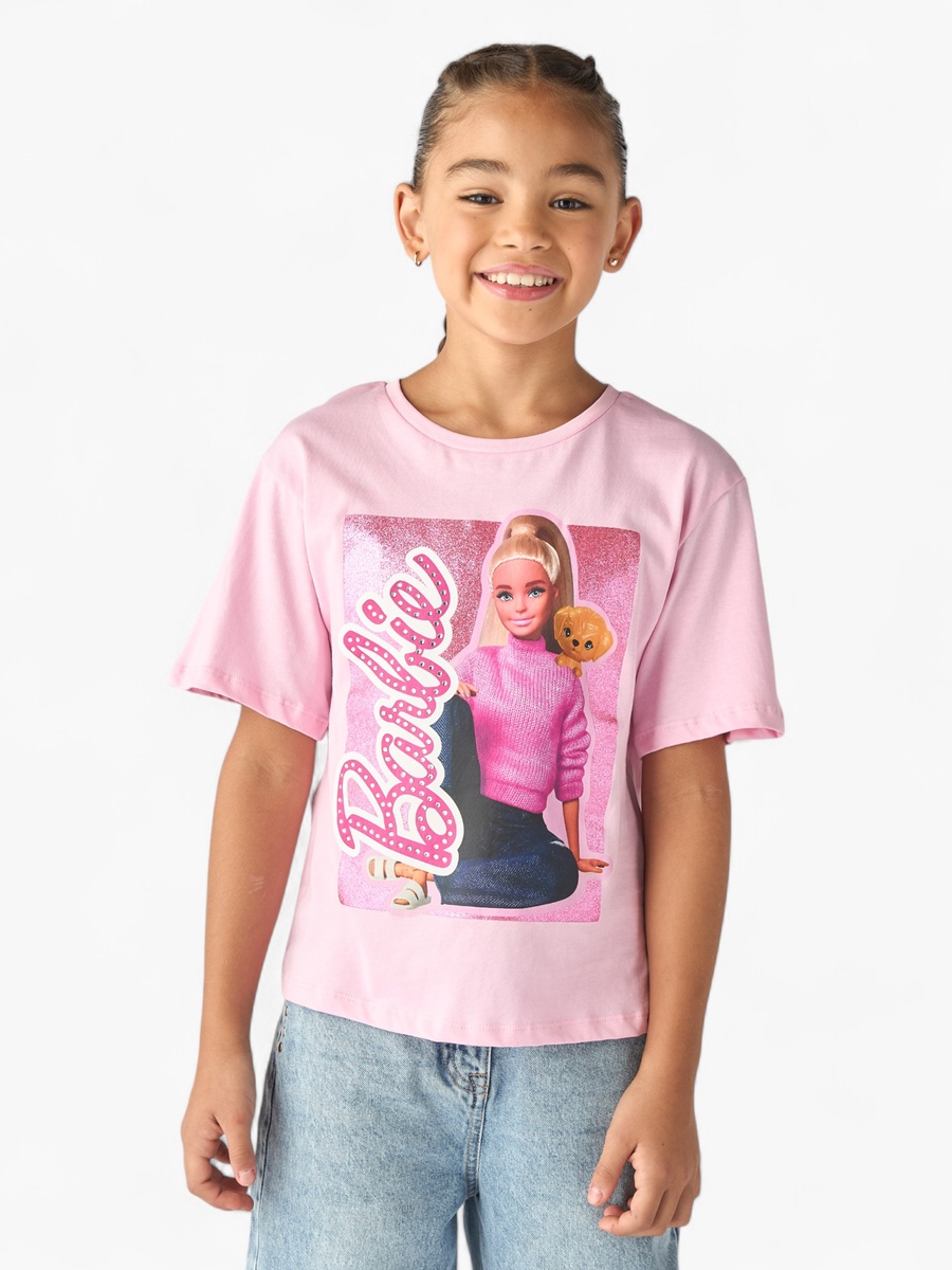 Graphic Print T-Shirt with Short Sleeves