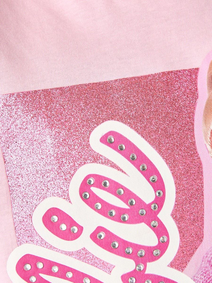 Graphic Print T-Shirt with Short Sleeves